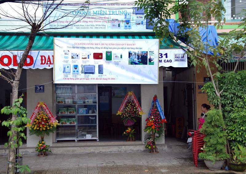 Đại lý máy ozone tại miền Trung