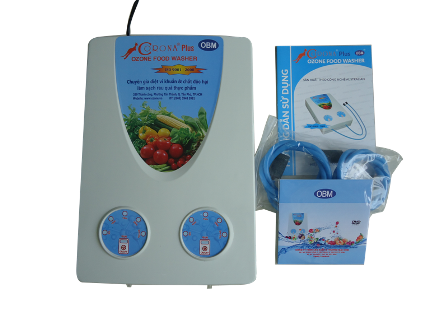 Máy khử độc rau quả thực phẩm 2 vòi Corona Plus