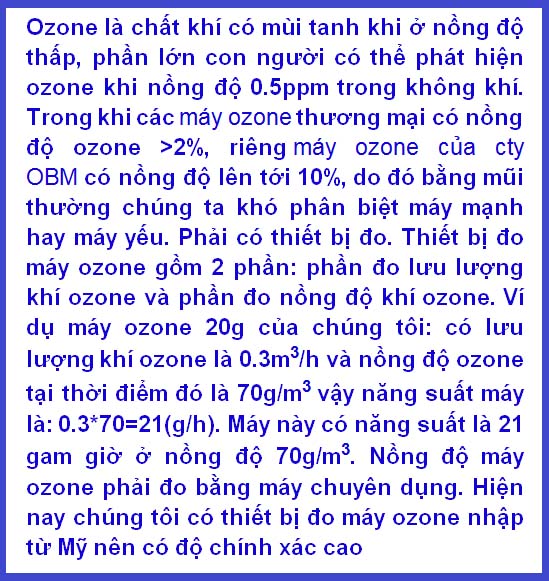 Máy ozone được sản xuất như thế nào