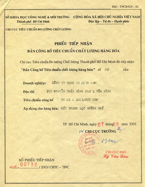 máy thanh lọc không khí CBCL